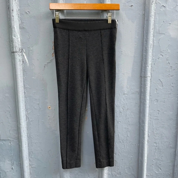 Everlane Dark Grey Stretch Ponte skinny pant, size 00 - Picture 4 of 12